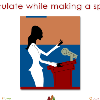 w02529_01 gesticulate while making a speech